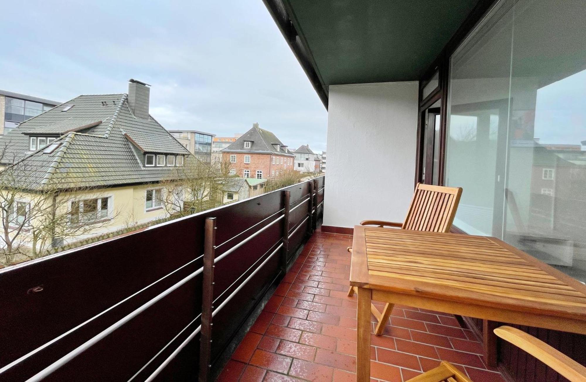 Ferienwohnung Mitten In Westerland Mit Balkon Strandlaufer 1 Екстер'єр фото